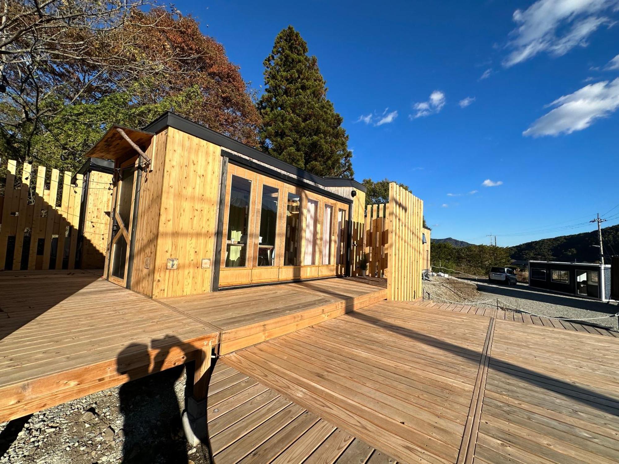 מלון פוג'יקאוואגוצ'יקו Fuji Dome Glamping מראה חיצוני תמונה