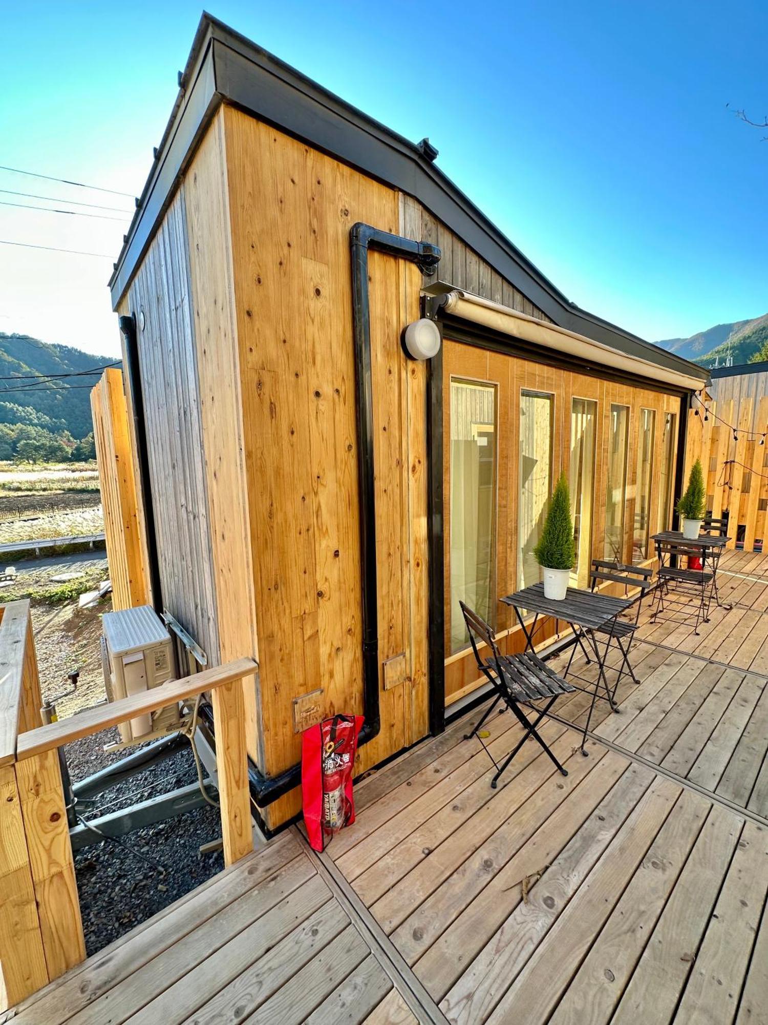 מלון פוג'יקאוואגוצ'יקו Fuji Dome Glamping מראה חיצוני תמונה