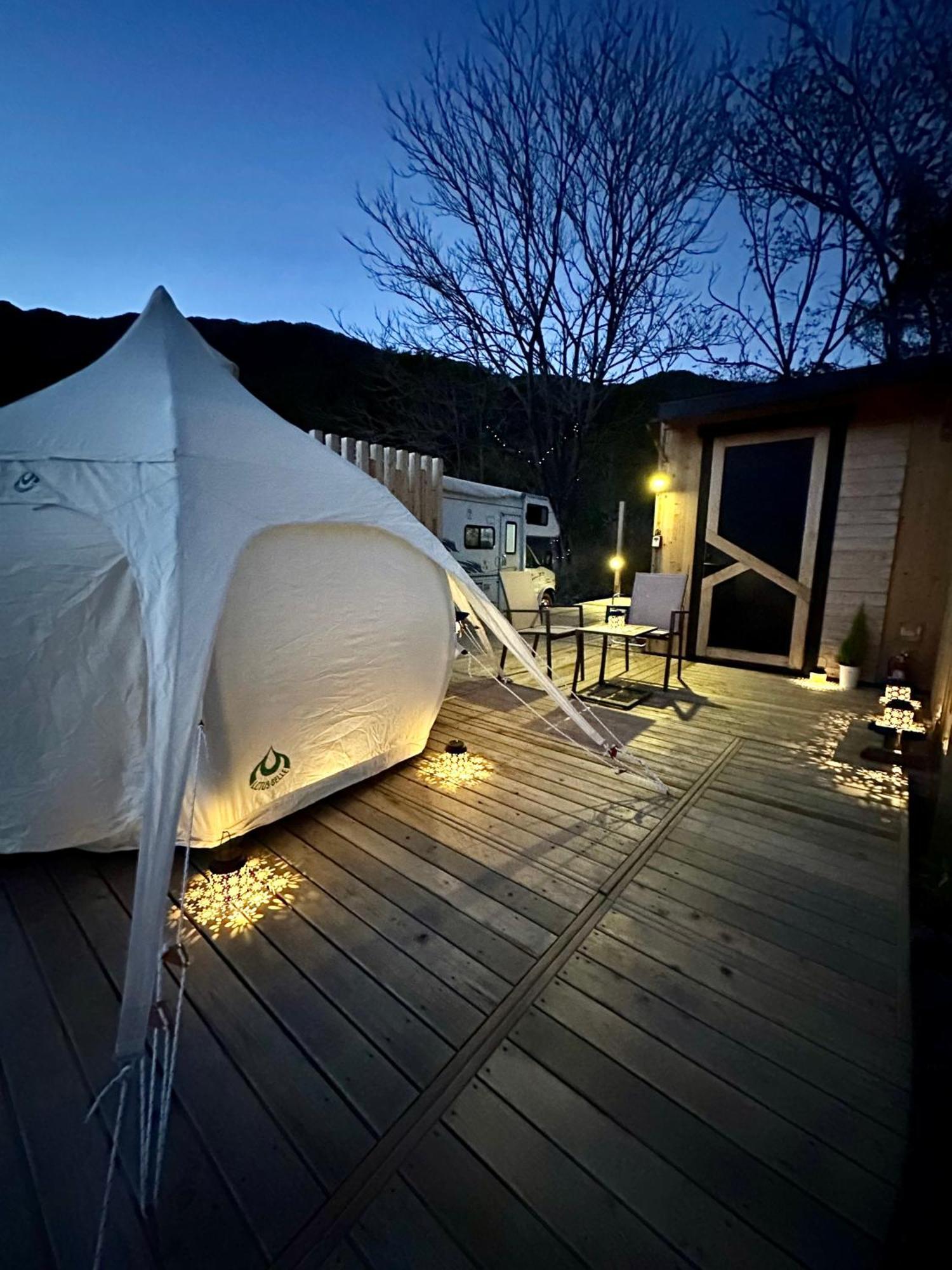 מלון פוג'יקאוואגוצ'יקו Fuji Dome Glamping מראה חיצוני תמונה