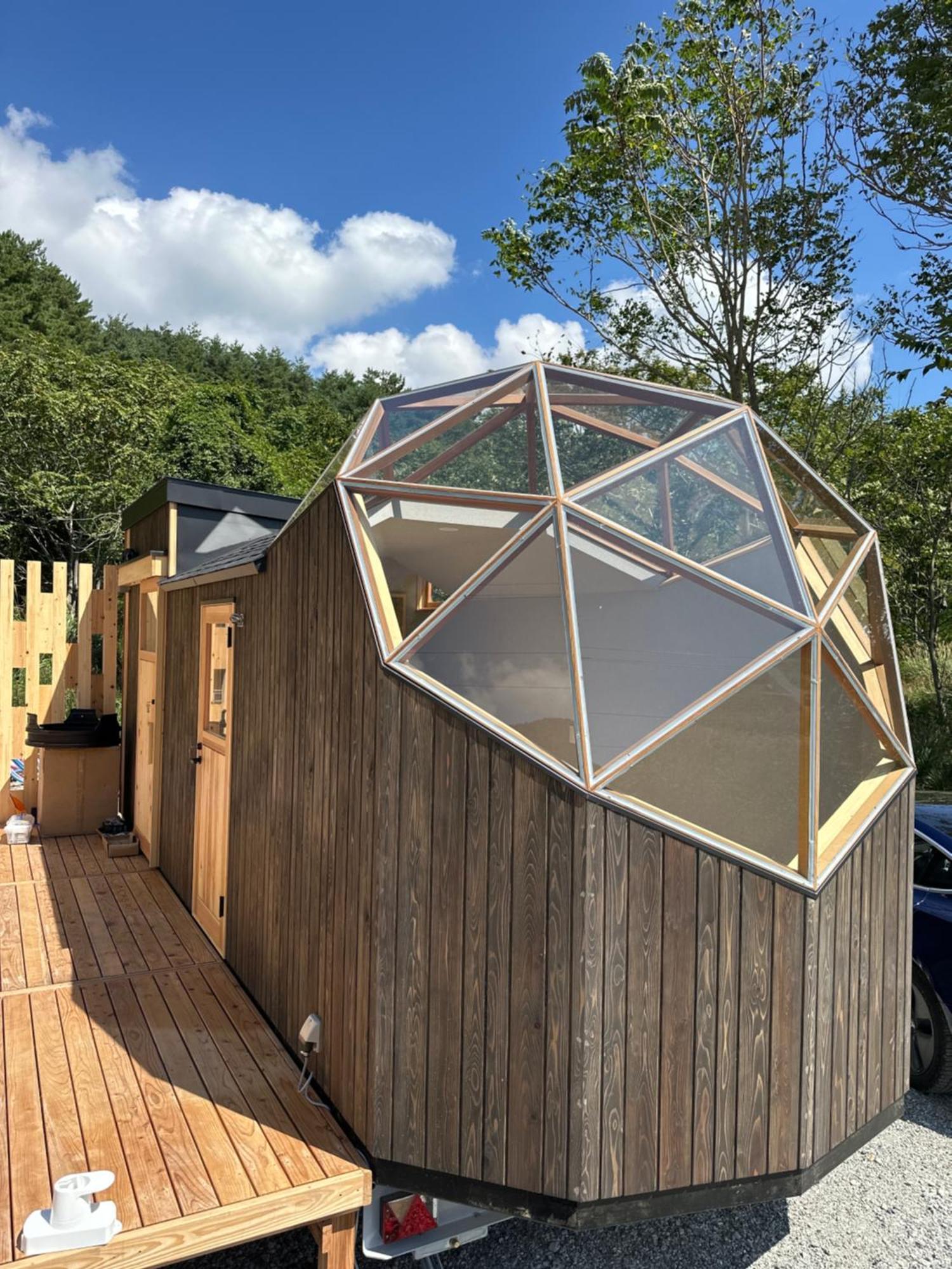 מלון פוג'יקאוואגוצ'יקו Fuji Dome Glamping מראה חיצוני תמונה