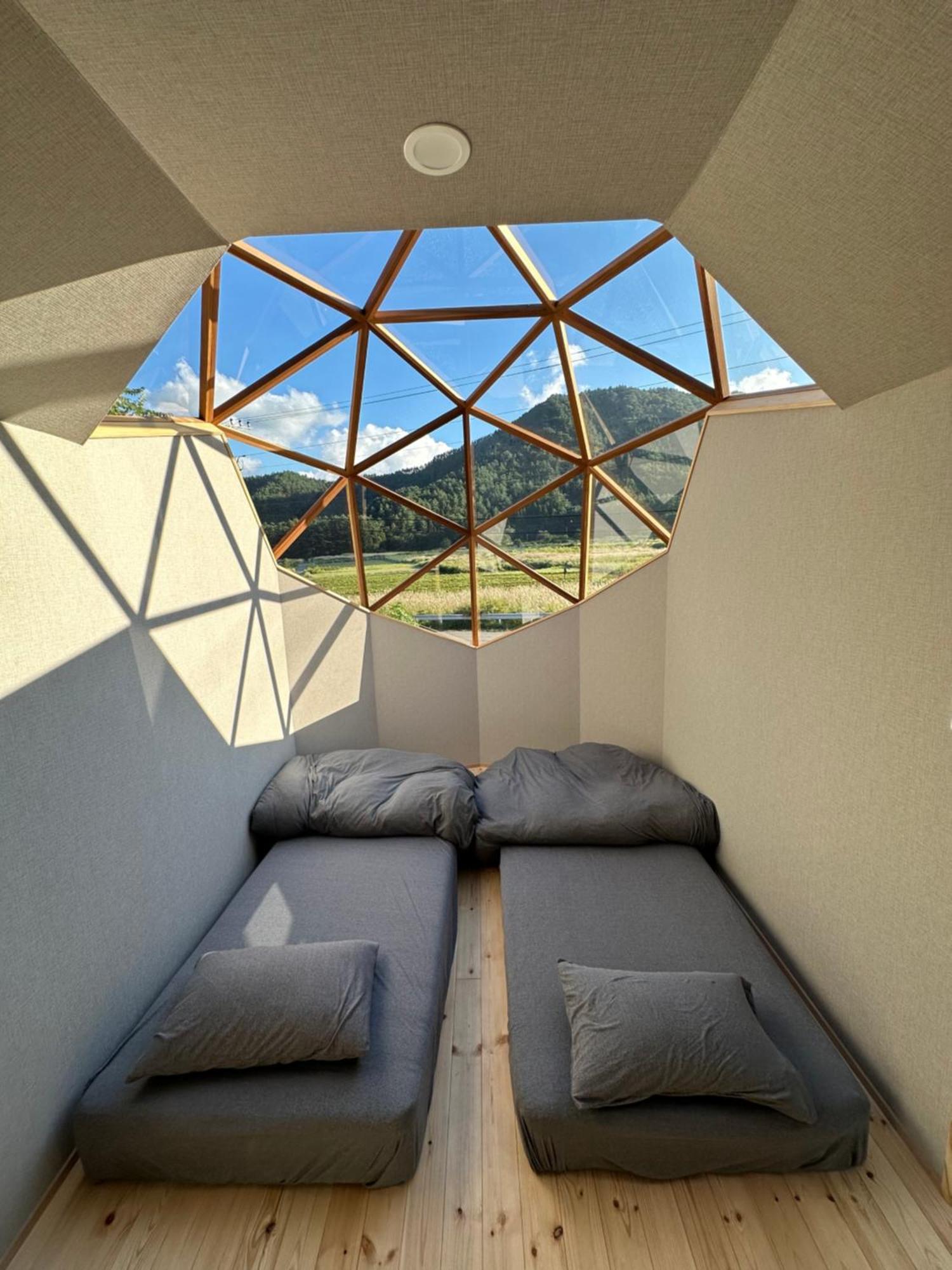 מלון פוג'יקאוואגוצ'יקו Fuji Dome Glamping מראה חיצוני תמונה